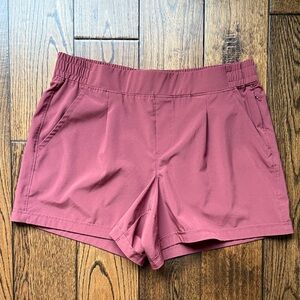 RBX Active Shorts Medium Burgundy Maroon
